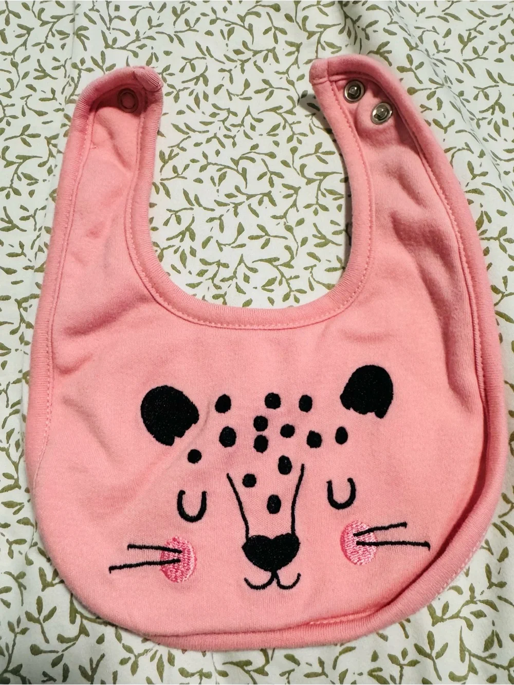 Pink Striped Kitty Footed One-Piece - Baby